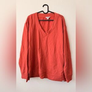 Orvis Coral V-Neck Pullover